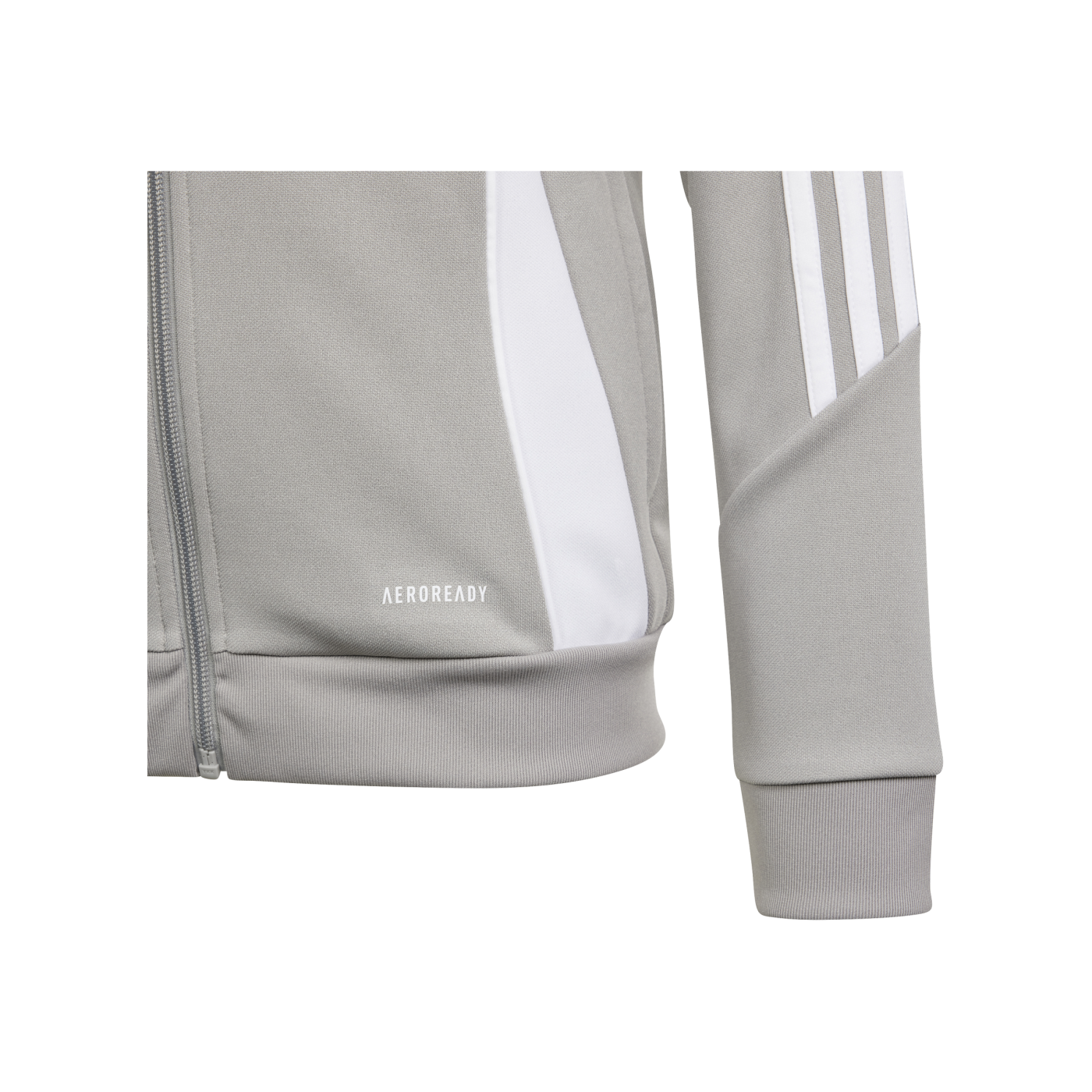 adidas Tiro 24 Trainingsjacke Kids Grau Weiss