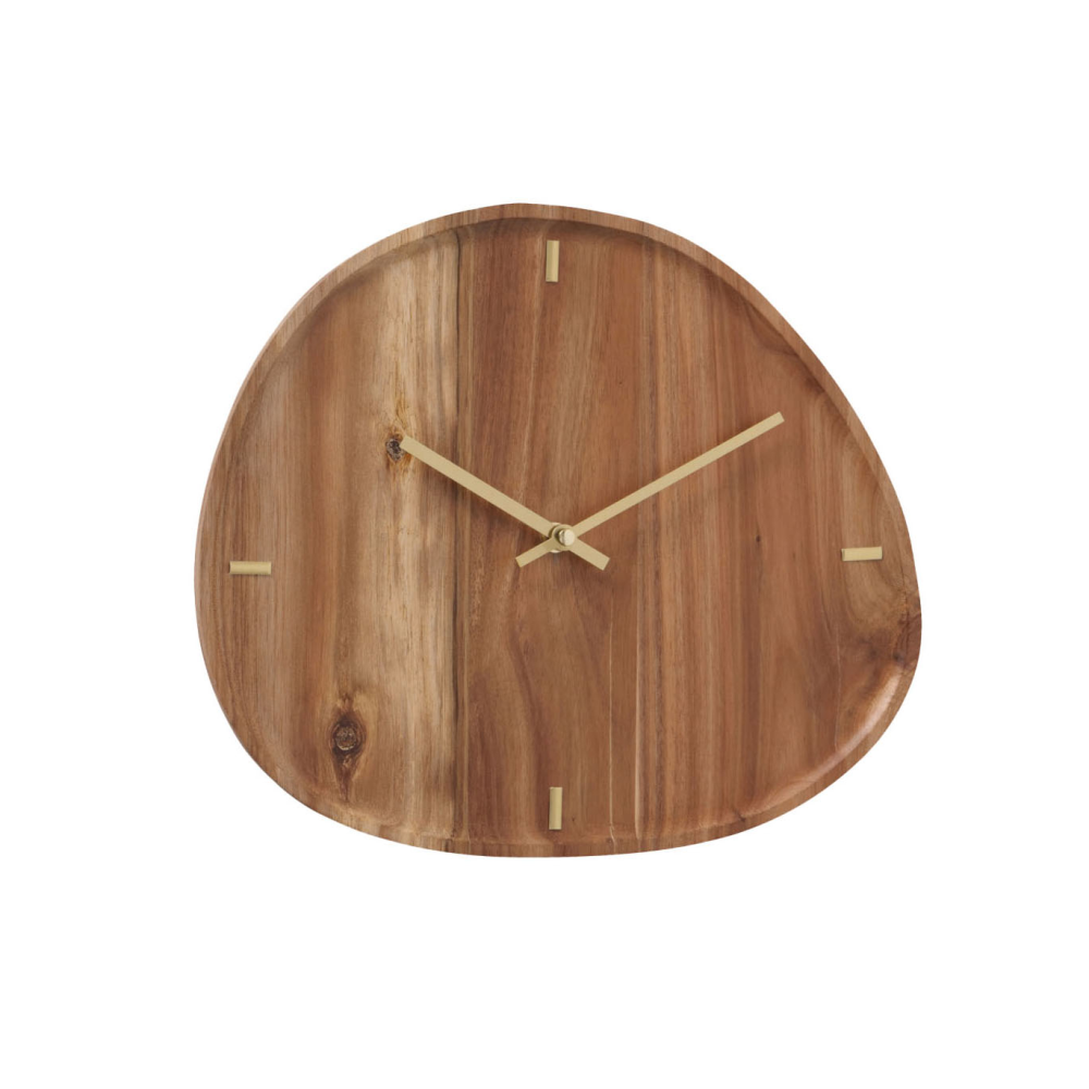 Wanduhr Marron natur