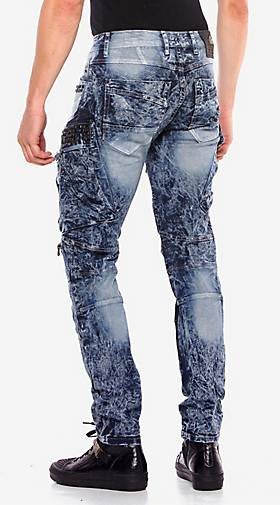 Cipo & Baxx Cargohose mit Edelstein Taschen in Regular Fit