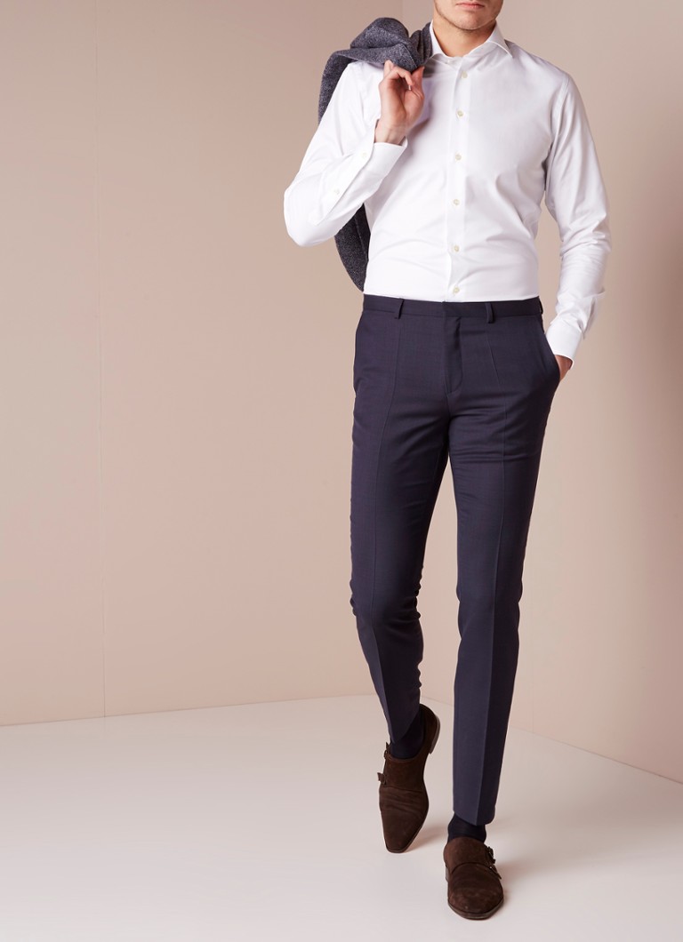 Profuomo Royal Twill No 6 slim fit košulja s izrezanim ovratnikom