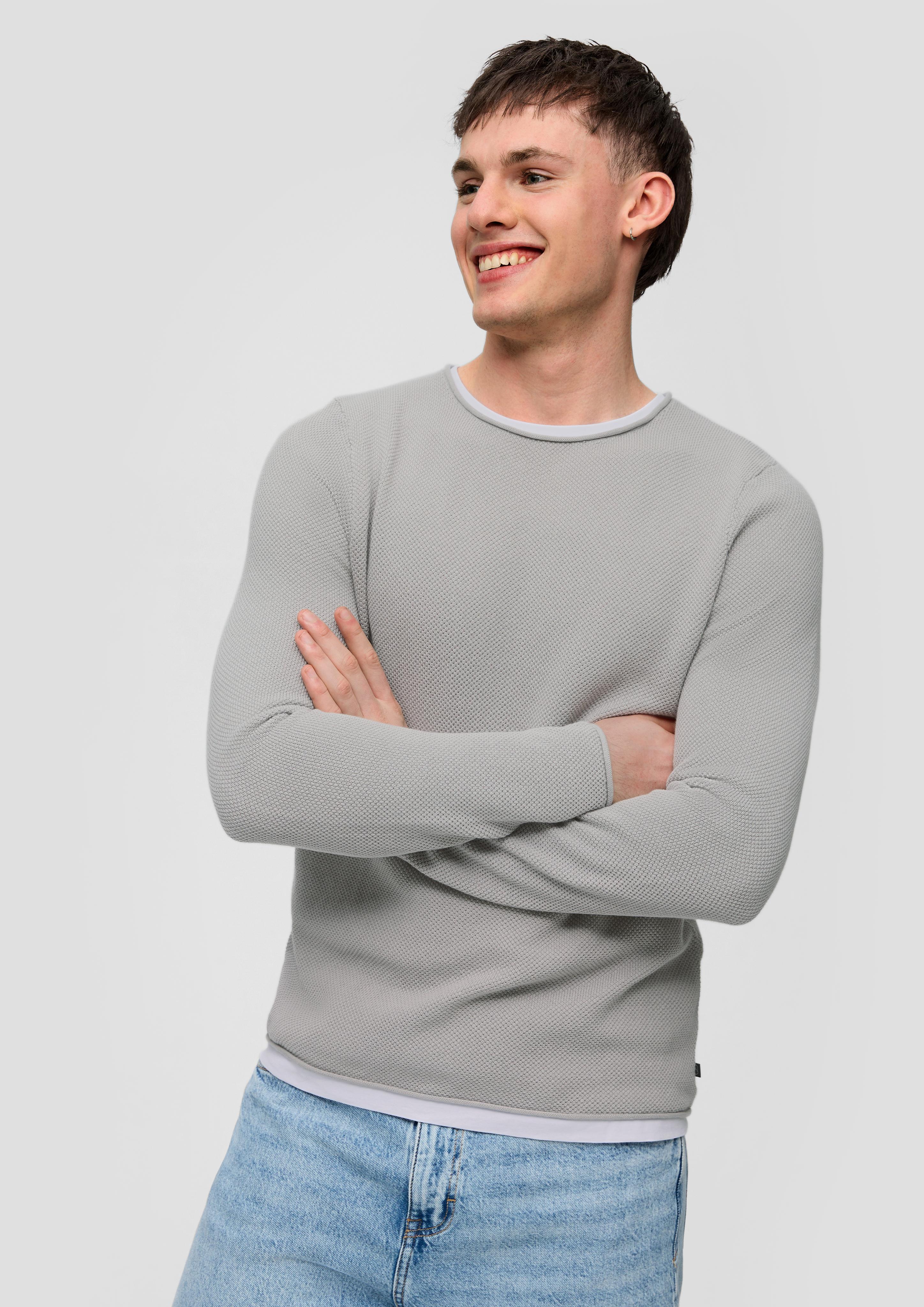 Strickpullover in Layering-Optik  2144399-9137