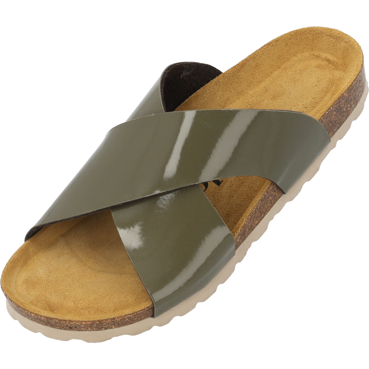 Palado Rianel, Pantoletten, Damen, Khaki Lack