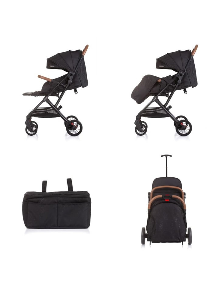 Chipolino Kinderwagen Fantasy klappbar in schwarz günstig kaufen onesize