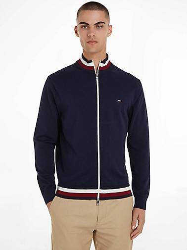 TOMMY HILFIGER Herren Strickjacke GLOBAL STRIPE