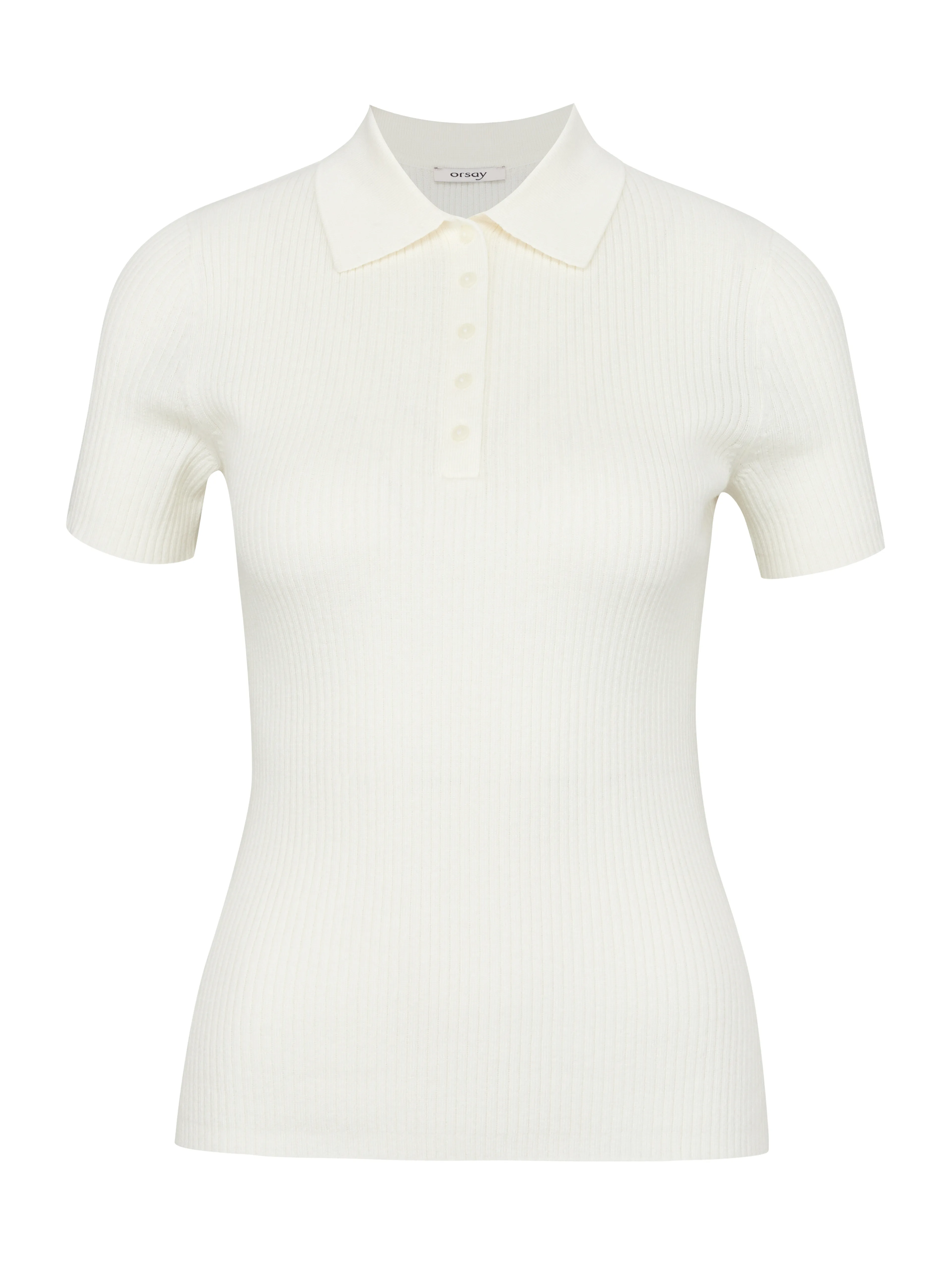 Weißes Damen-T-Shirt mit kurzen Ärmeln ORSAY