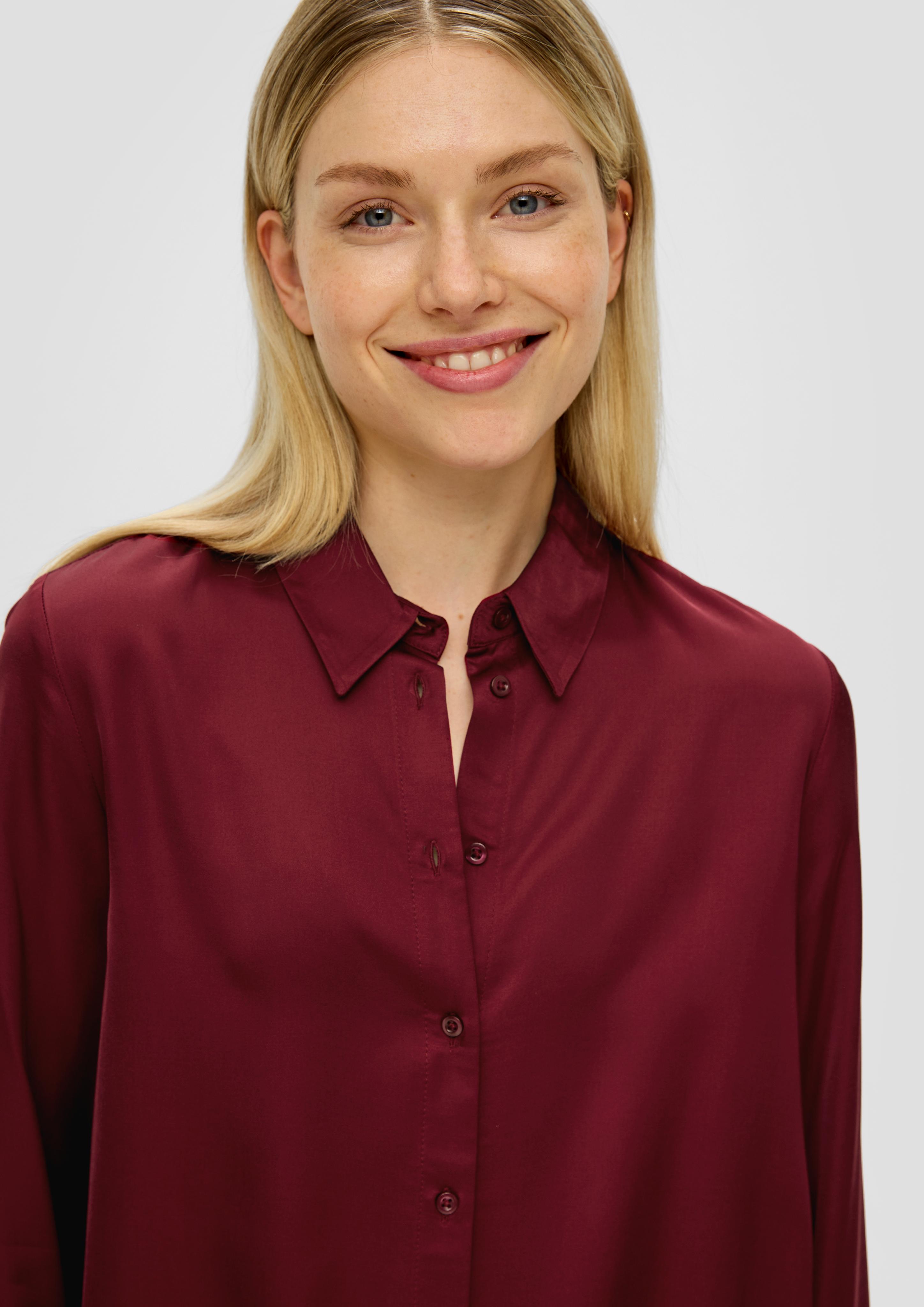 Satinbluse aus reiner Viskose  2139281-3871