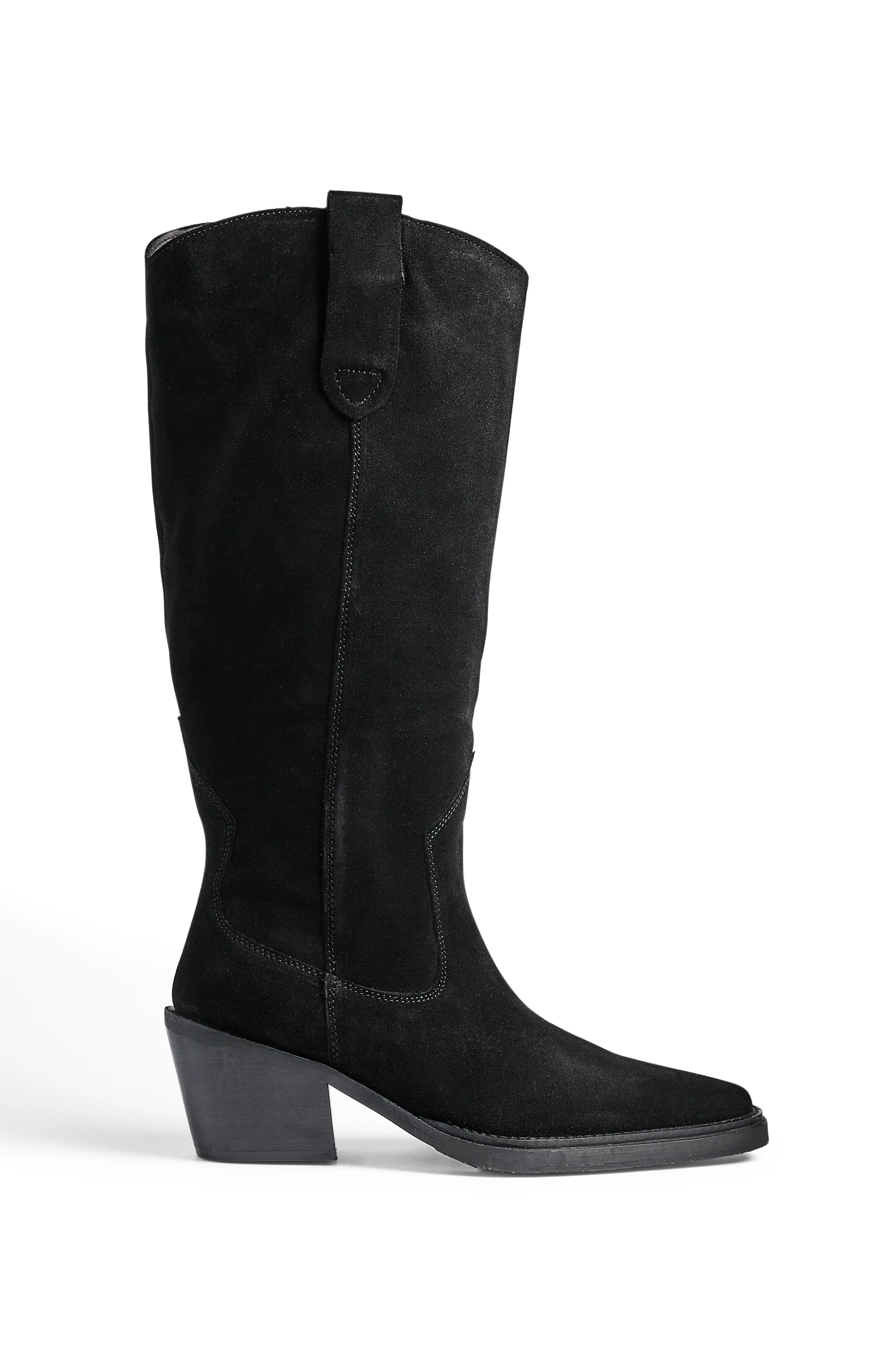 Cowboy-Stiefel aus Wildleder