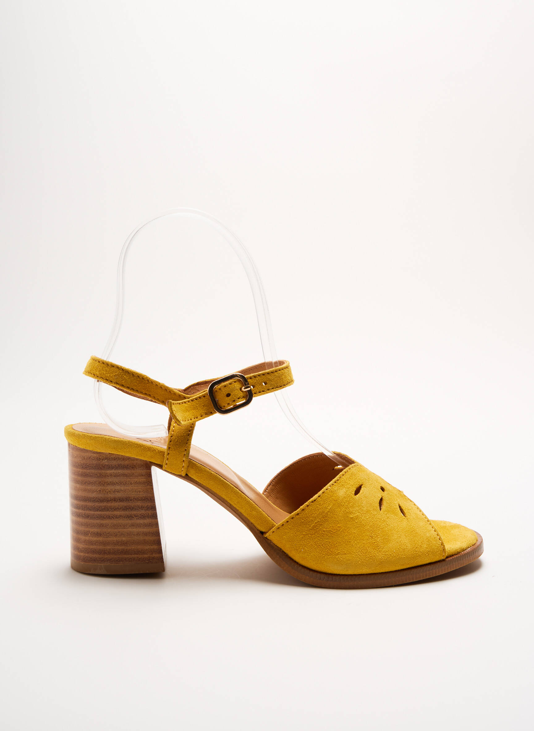 Aliwell Sandales Nu Pieds Femme couleur jaune