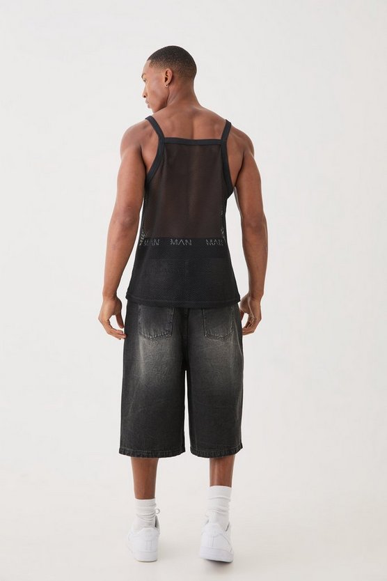 Oversize Mesh-Tanktop