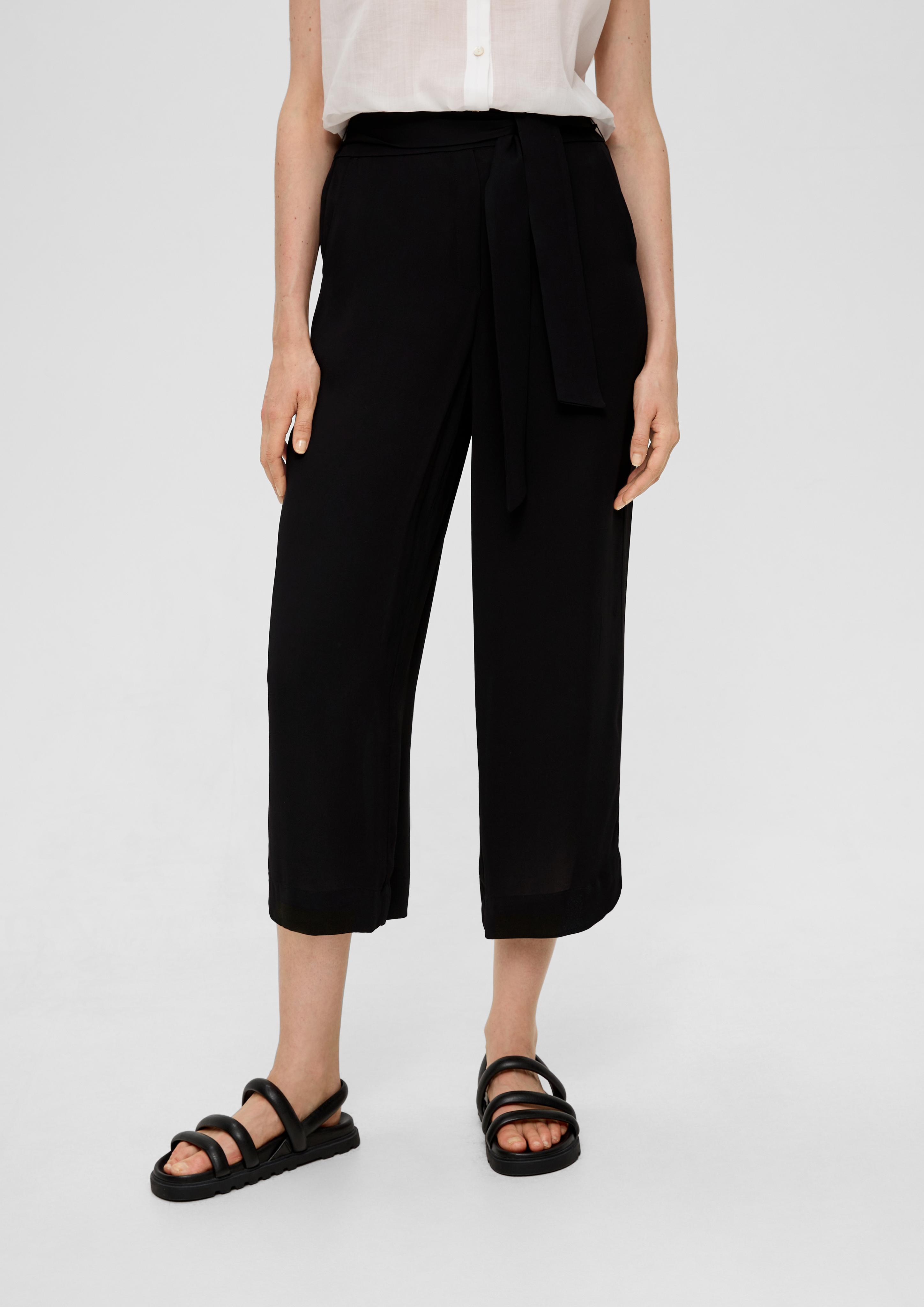 Wide Leg: Culotte aus reiner Viskose  2137643-9999