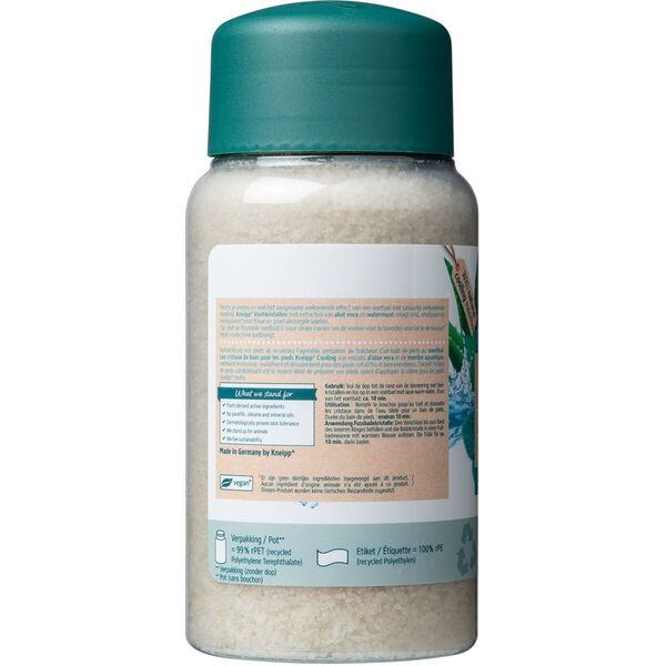 Kneipp Cooling Aloe Vera Water Mint Foot Bath Crystals 600g