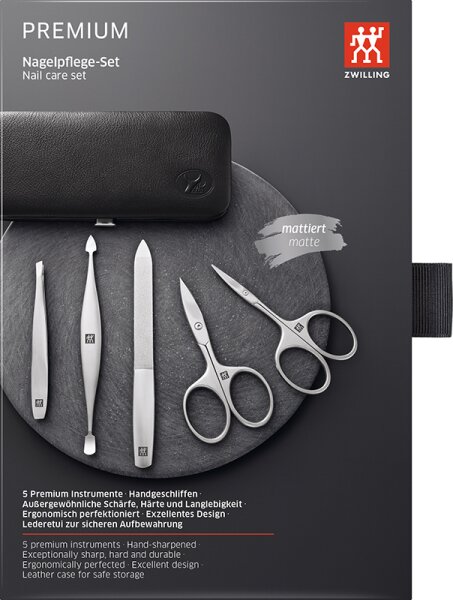 ZWILLING Beauty Premium Nagelpflege-Set - black Maniküre-Set