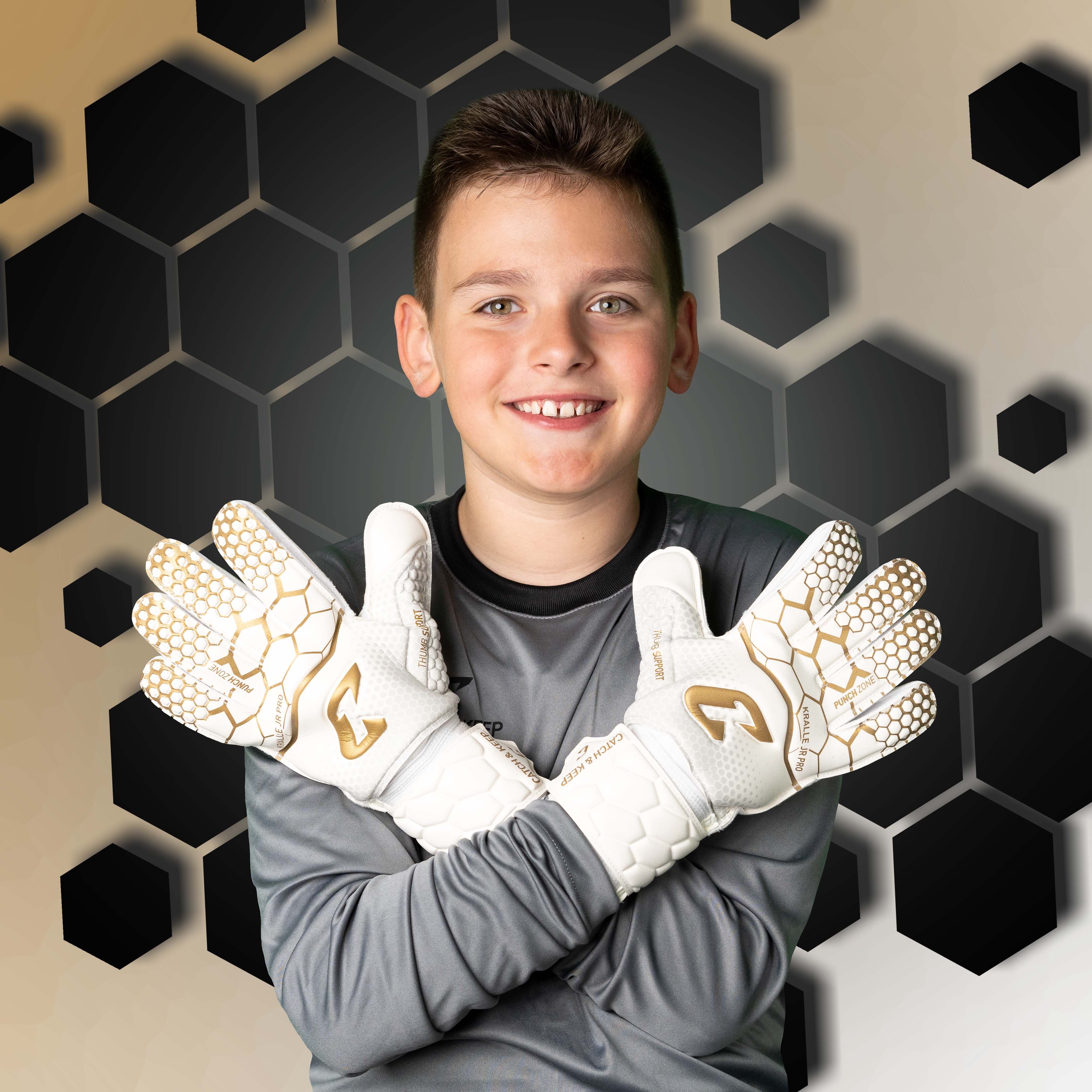 Catch & Keep Torwarthandschuhe Kralle Junior Pro 3.0