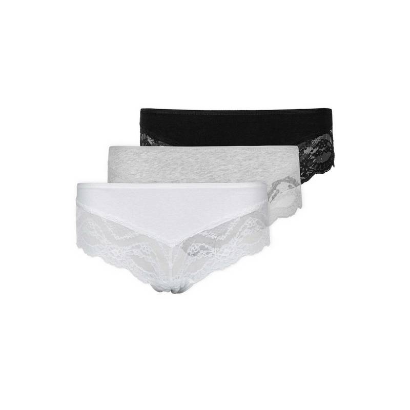 Snocks Hipster mit Spitze aus Bio-Baumwolle Unterhose Damen