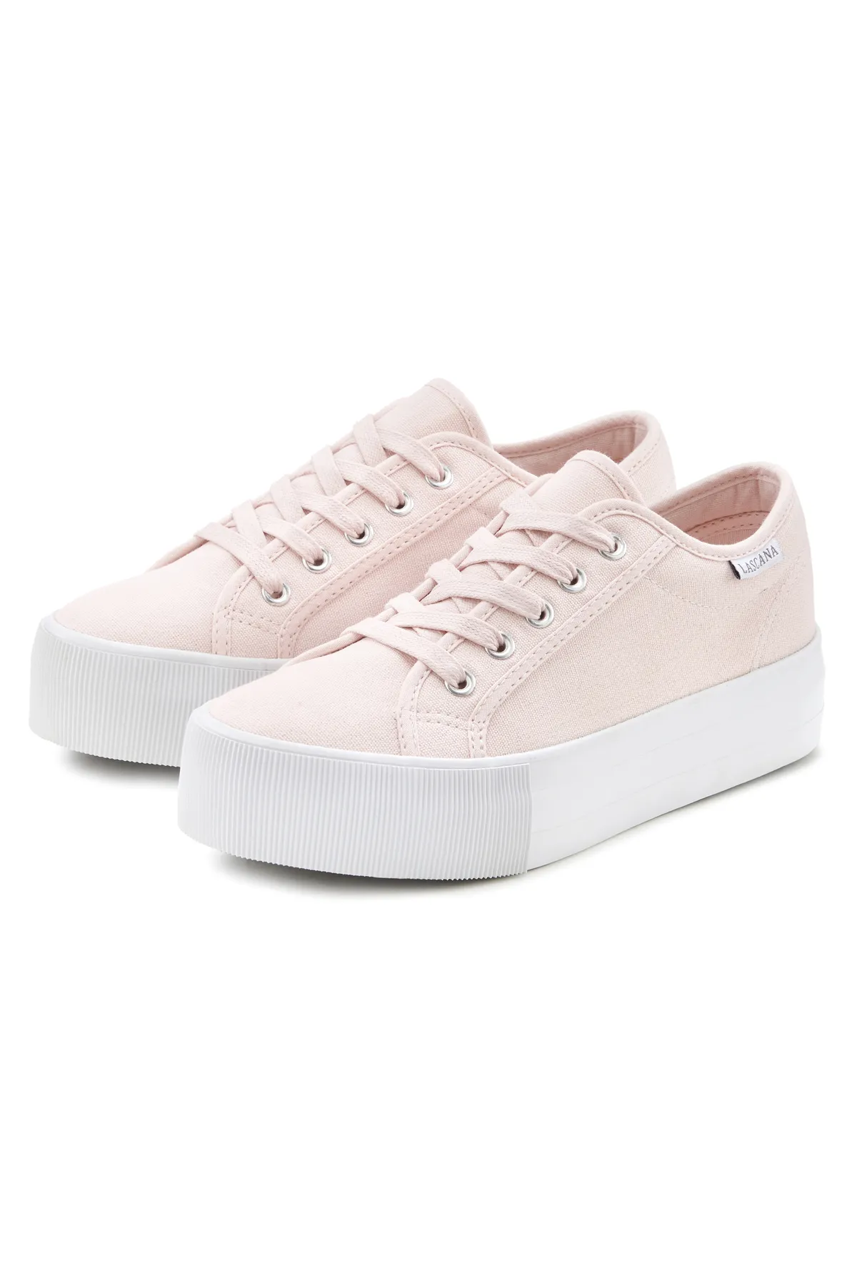 LASCANA  Sneaker - Rosa - Plateau Absatz