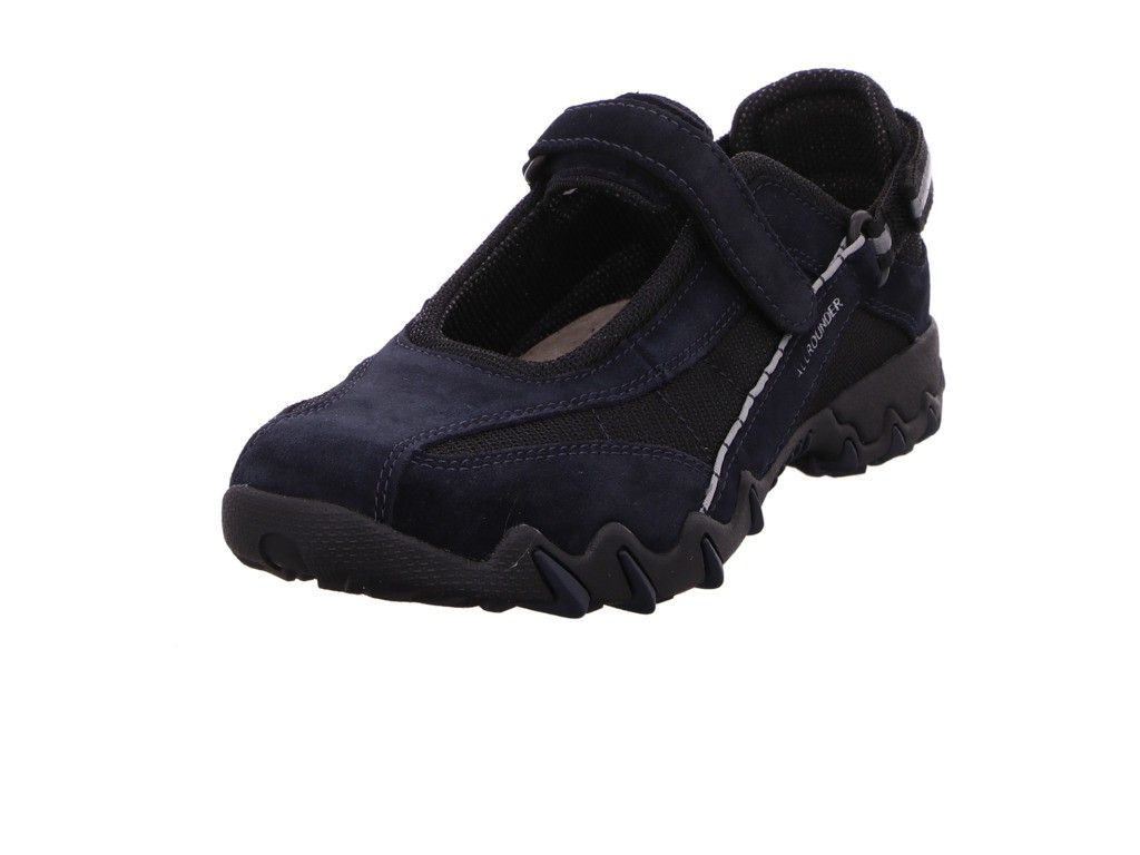 MEPHISTO Freizeit Schnürer blau Niro C Suede 07 Mesh 07