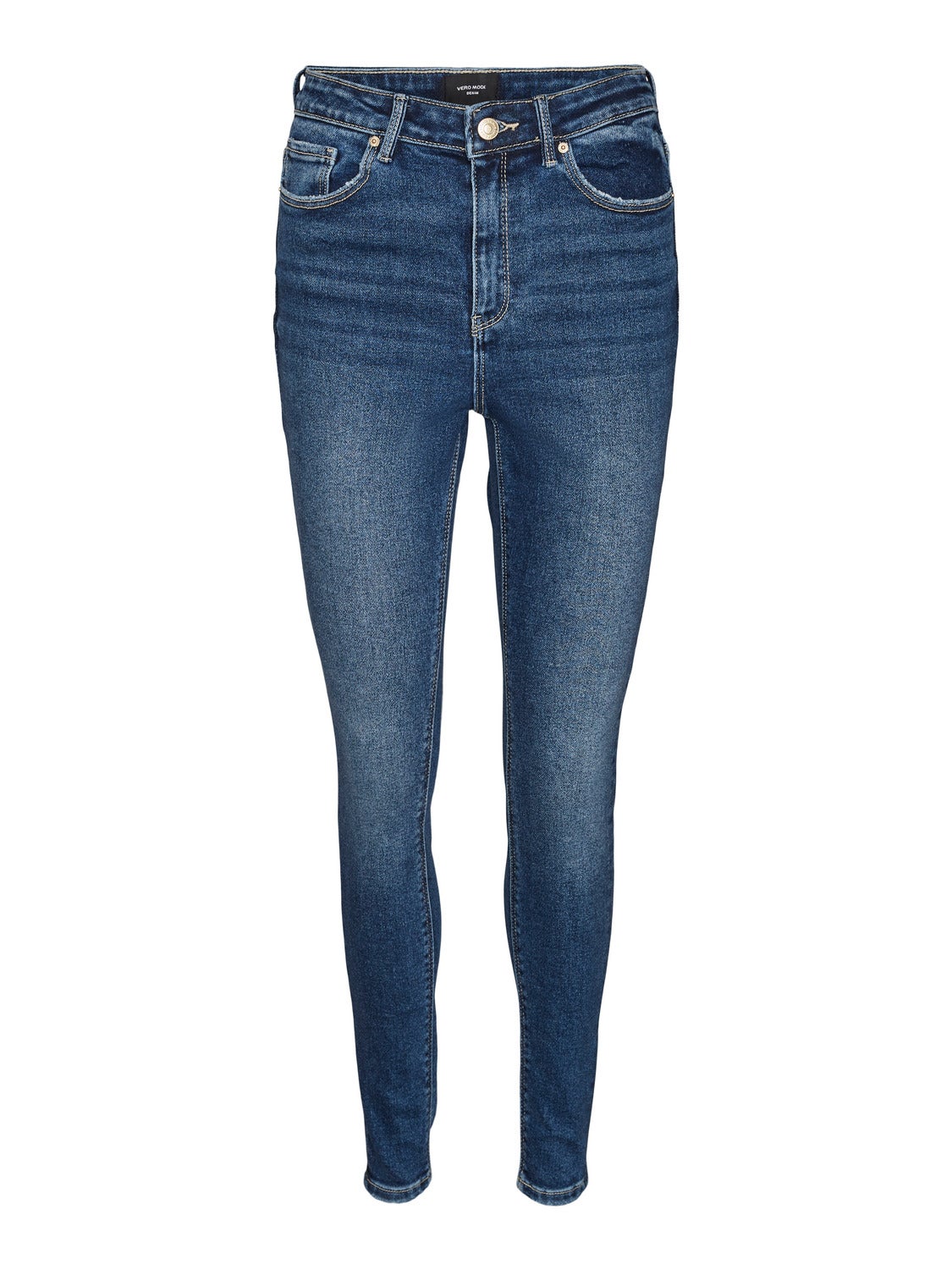 VMSOPHIA Hohe Taille Slim Fit Jeans