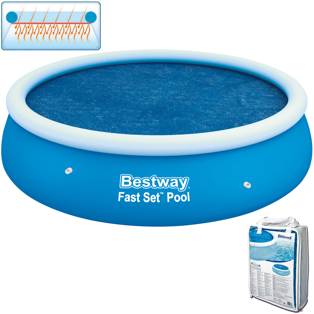 Bestway Solarabdeckplane Pool Ø210cm für Fast Set Pool Ø244cm