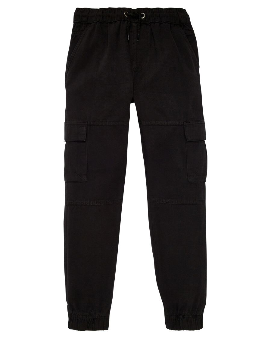 Schwarze Cargohose