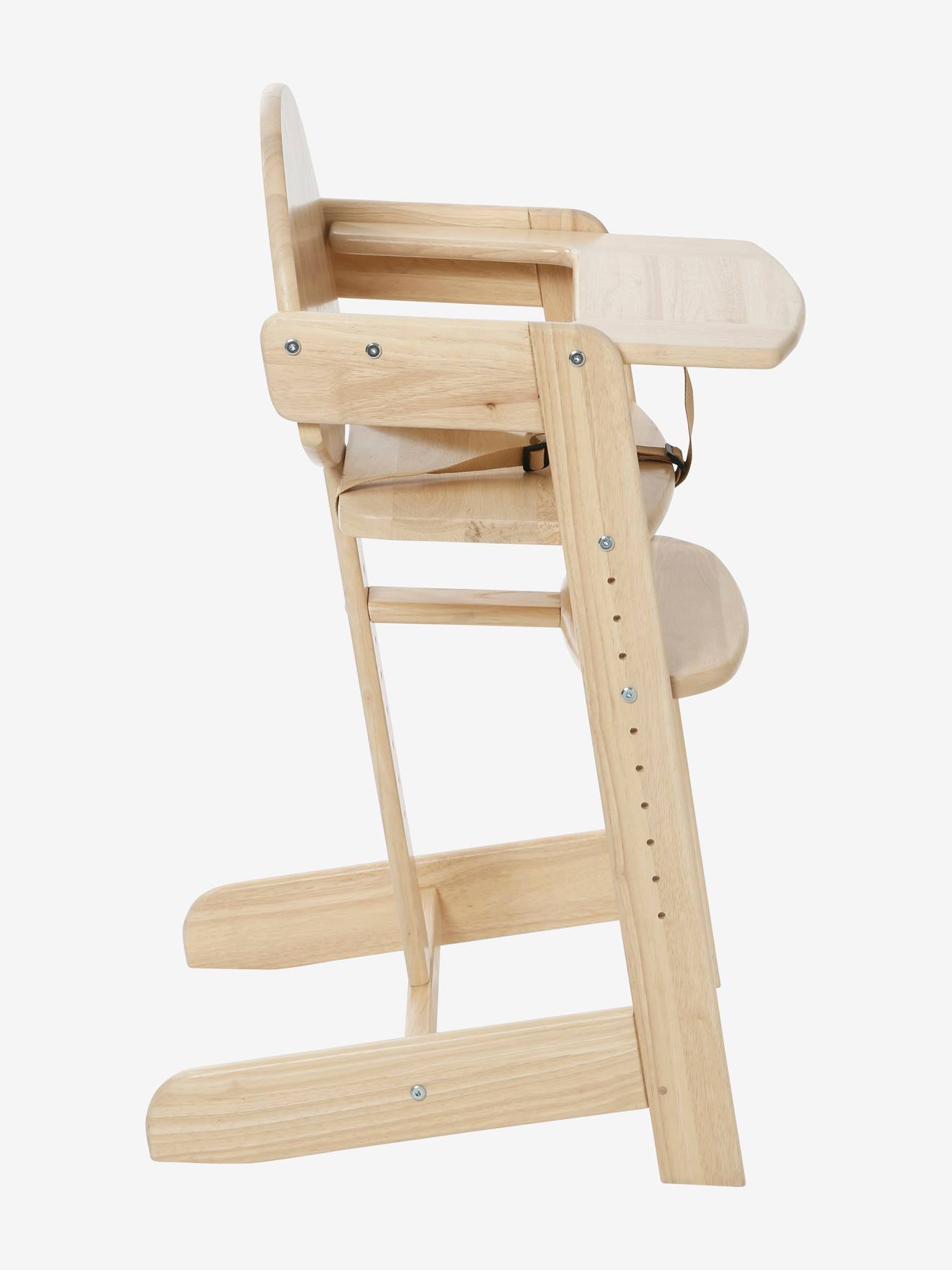 Chaise haute évolutive Woody 2 VERTBAUDET bois