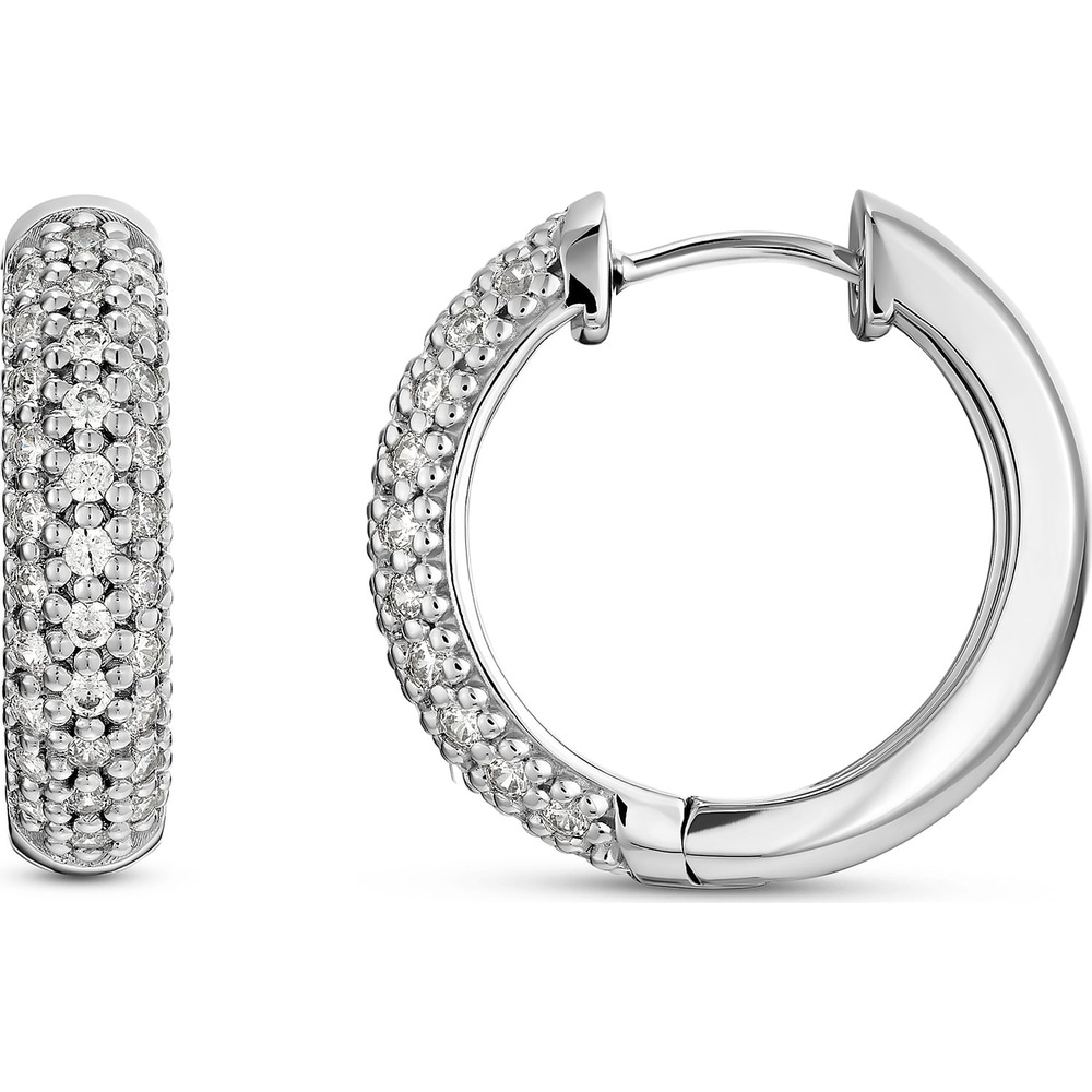 FAVS Créoles 925 Argent Boucles d'oreilles