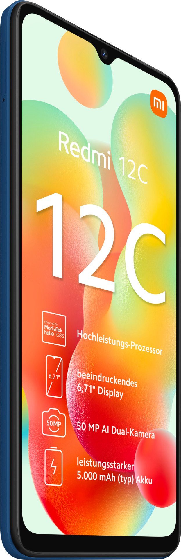 Xiaomi Redmi 12C 3GB+64GB Smartphone (17 cm/6,71 Zoll, 64 GB Speicherplatz, 50 MP Kamera)