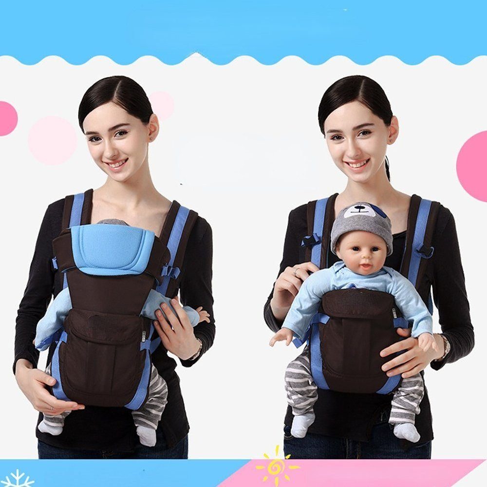 Yunnker Rückentrage Babytragen, 4-in-1 Babytrage für Neugeborene ab Geburt