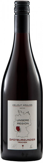 2021 Rheinhessen Spätburgunder Rotwein trocken Bio - Weingut Helmut Krauß
