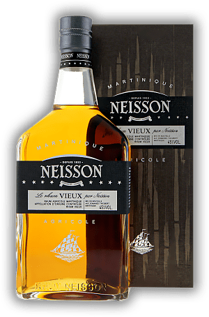 Neisson Rhum Vieux Agricole Neisson Rhum Vieux Agricole Rhum Neisson Vieux hebt sich durch eine ausgewogene Reife und zeitlose Eleganz hervor. 0,7	 Liter - Vol 45%