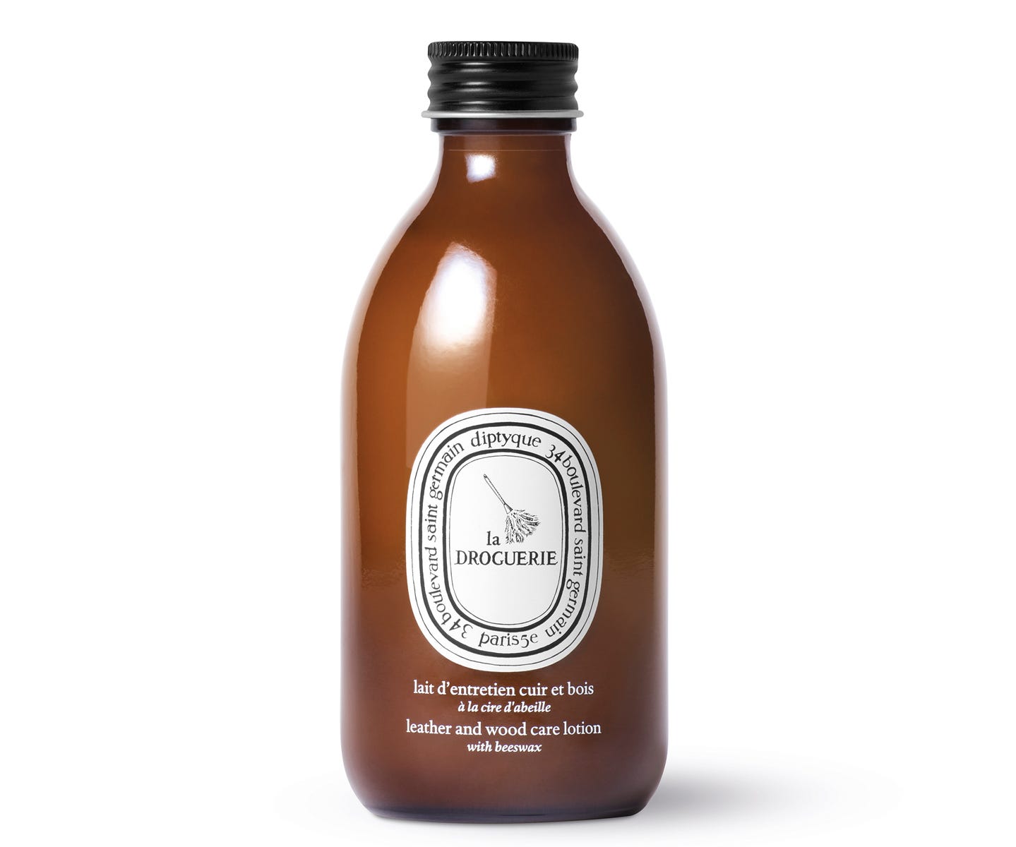 La Droguerie - Lait d'entretien cuir et bois à la cire d'abeille