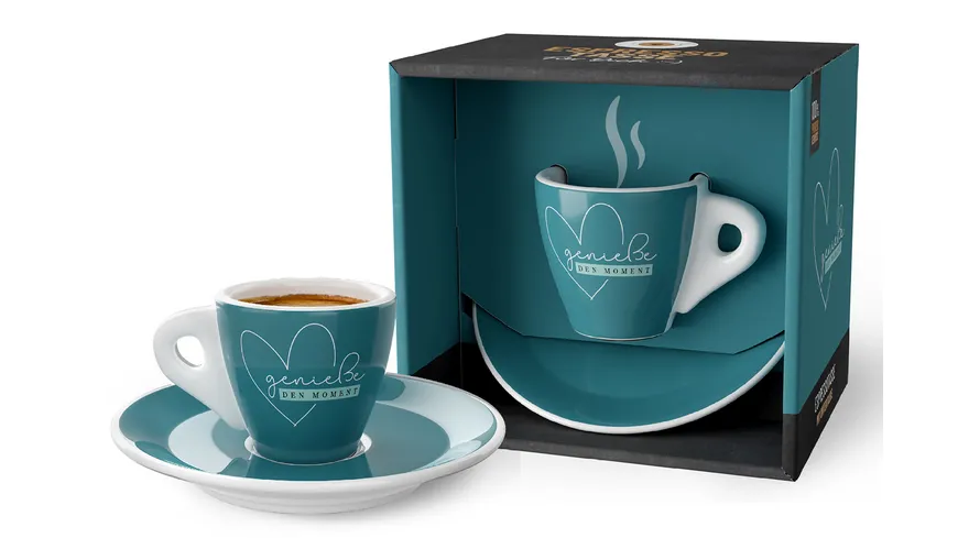 Geschenk für Dich Espressotasse Genieße den Moment