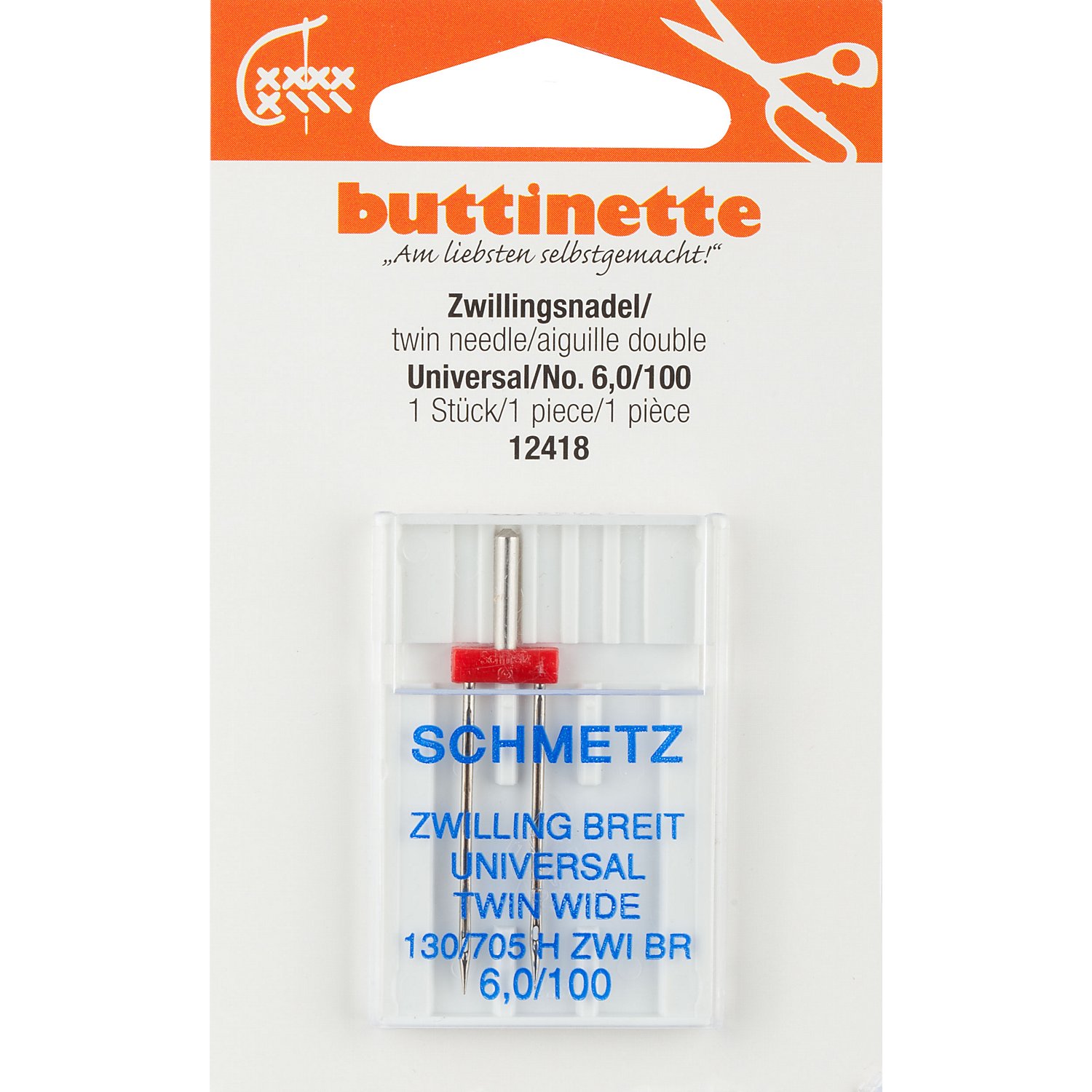 buttinette Zwillingsnadel 