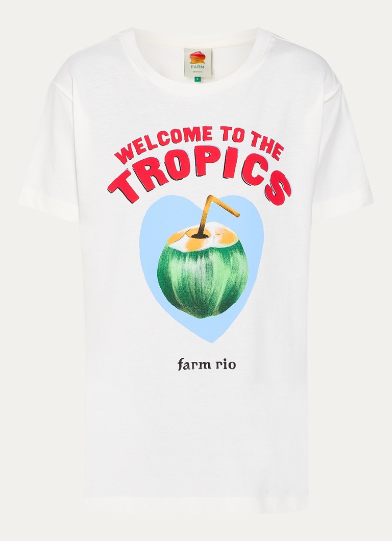 T-shirt Farm Rio in cotone biologico con stampa