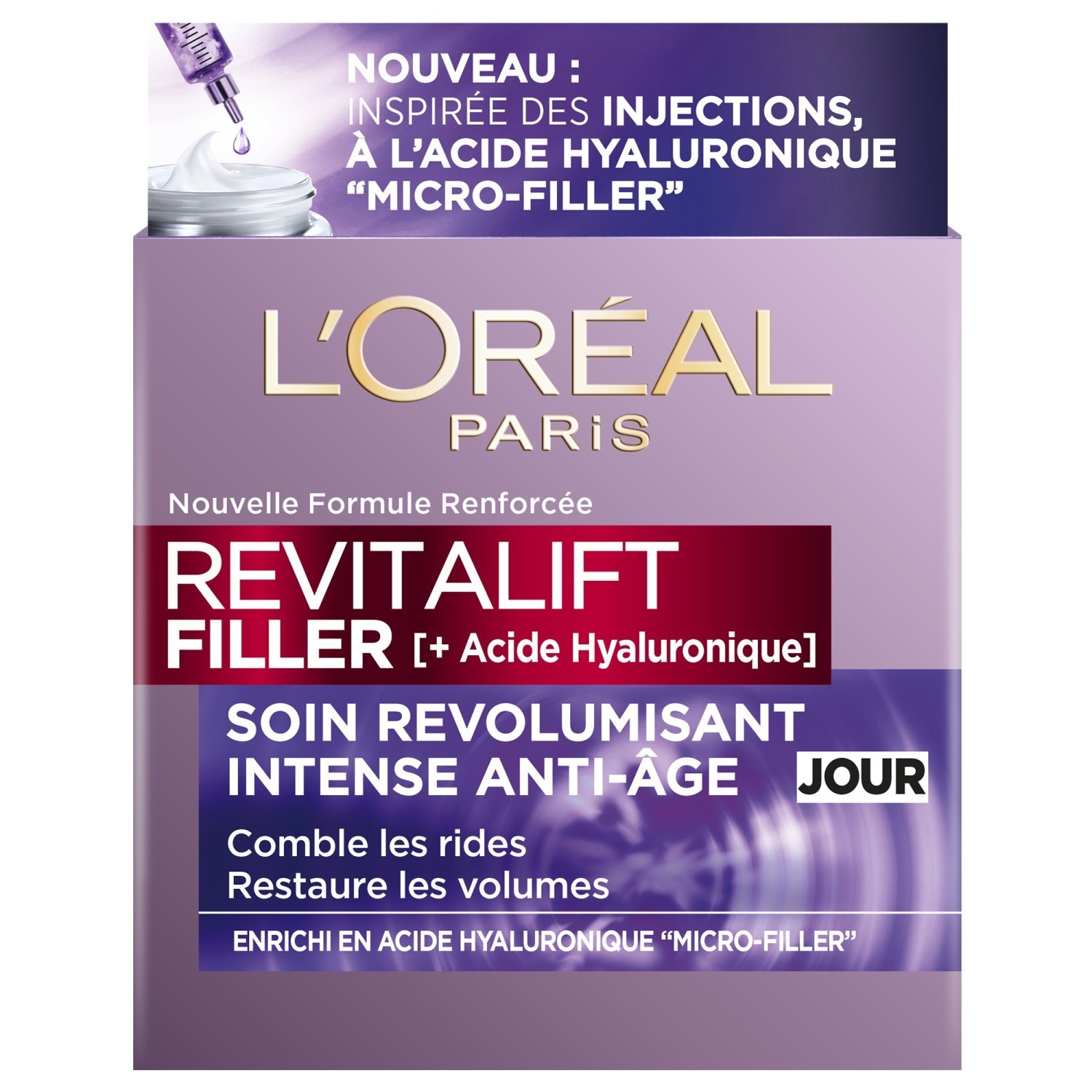 „L'Oréal Paris Filler“ raukšles atkuriantis dieninis kremas