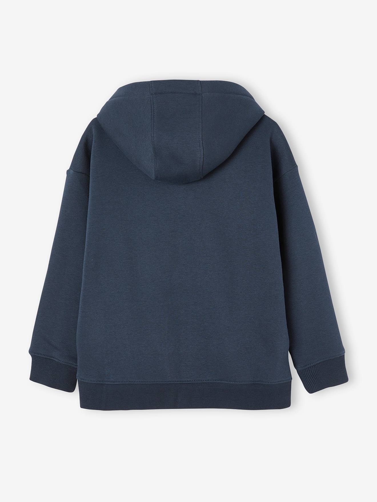 Vertbaudet Jungen Kapuzensweatjacke, personalisierbar Oeko-Tex - nachtblau