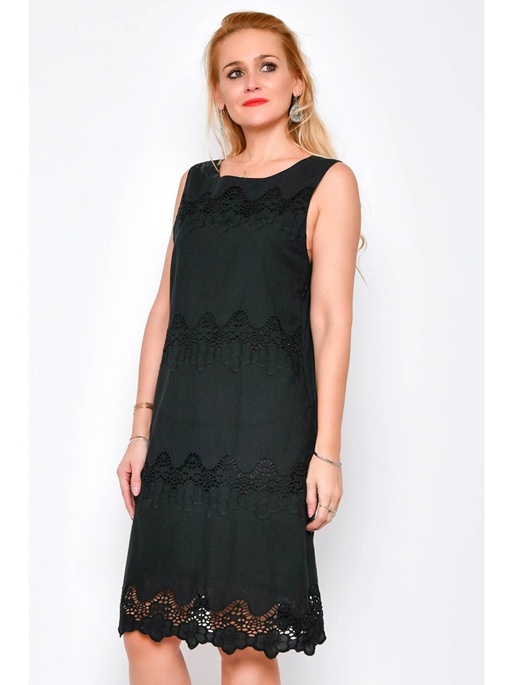 H.H.G. Kleid in Schwarz günstig kaufen