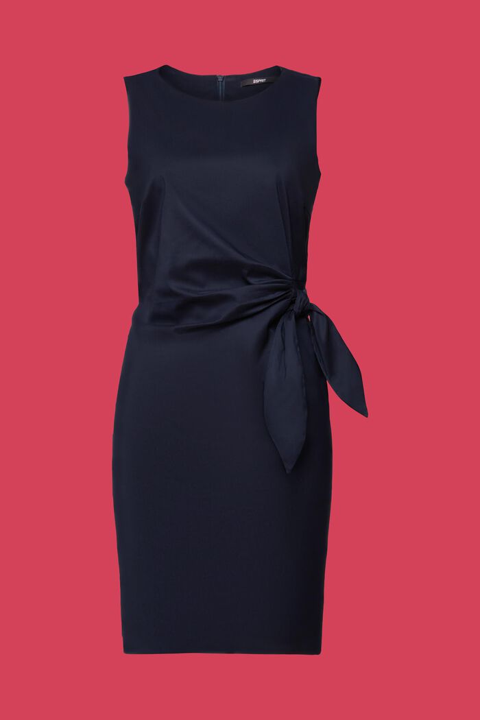Bleistiftkleid mit Knotendetail
