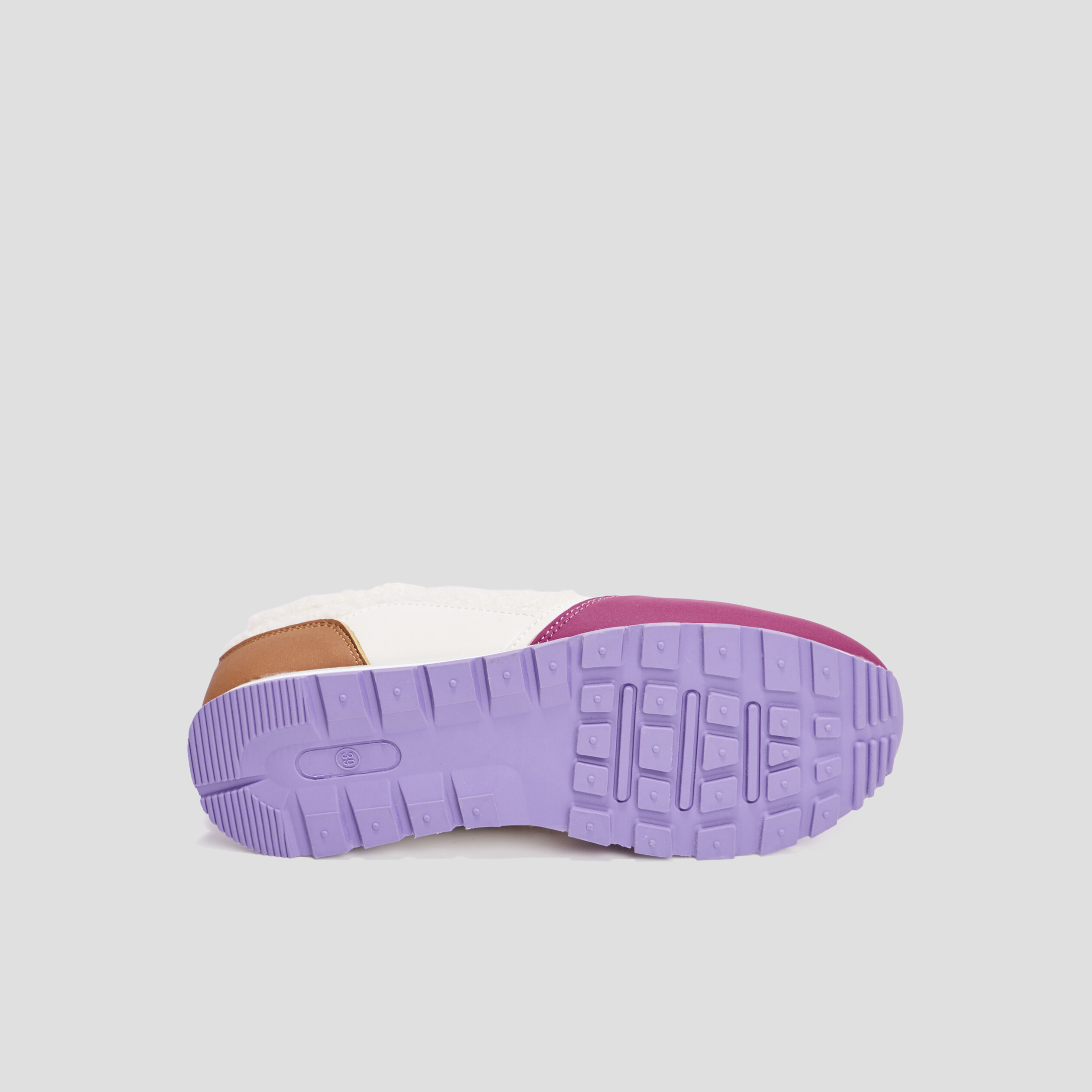 Baskets running laine de mouton Creeks multicolore femme | La Halle