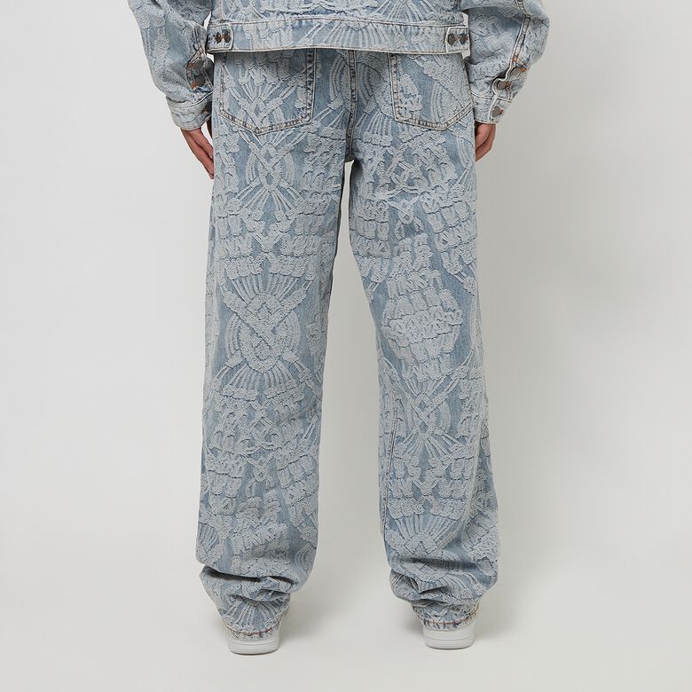 Daily Paper Settle Macrame Denim Pants light blue