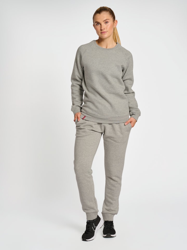 Hummel Hummel Sweatshirt Raglanärmel Hmlred Damen in GREY MELANGE günstig kaufen S