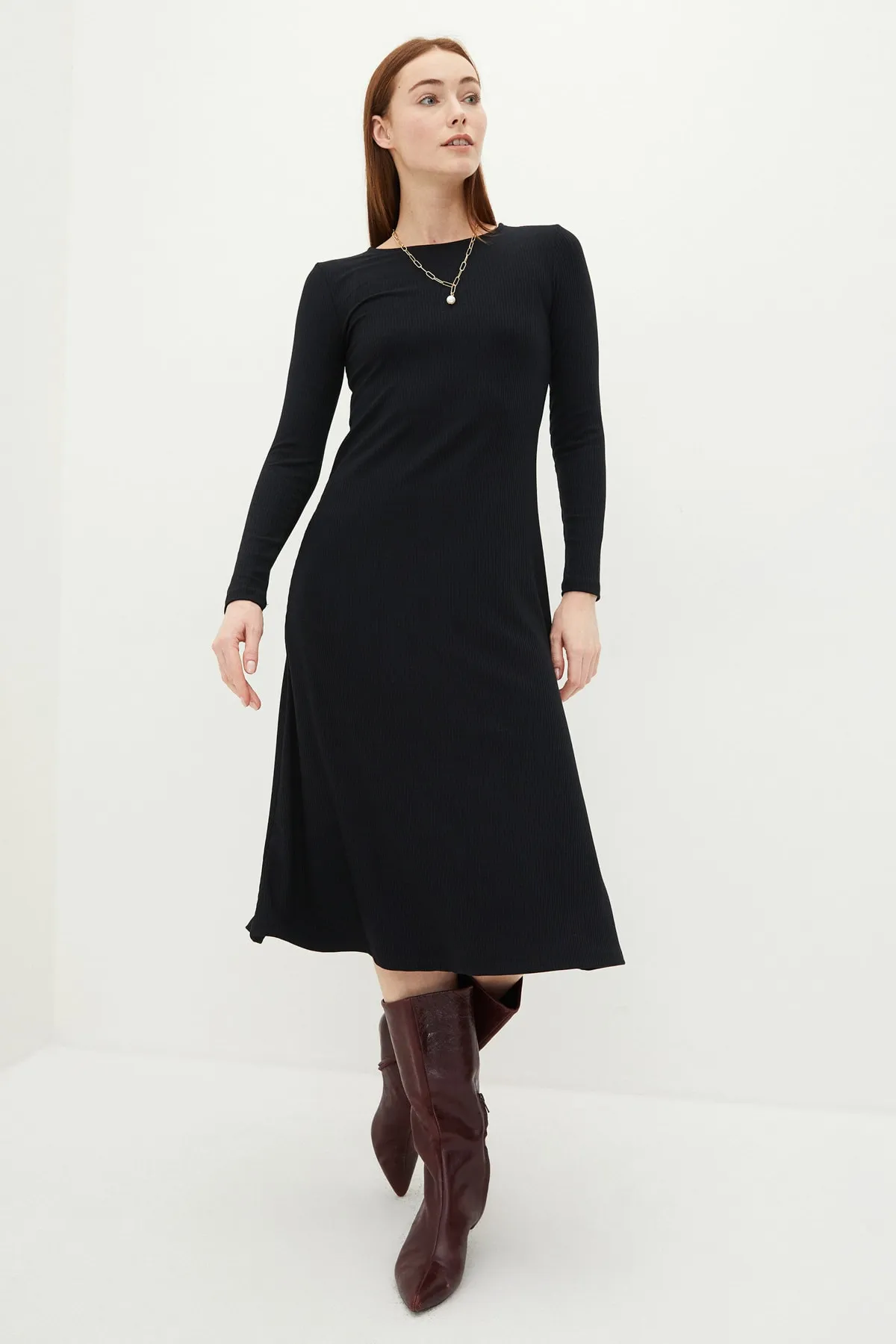 LC Waikiki  Kleid - Schwarz - A-Linie