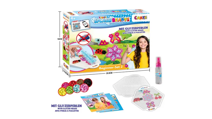 CRAZE - SPLASH BEADYS - Beginner Set Girls