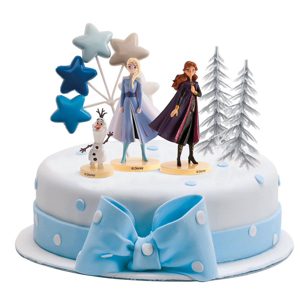 Tortendeko Set Frozen, 6 Teile