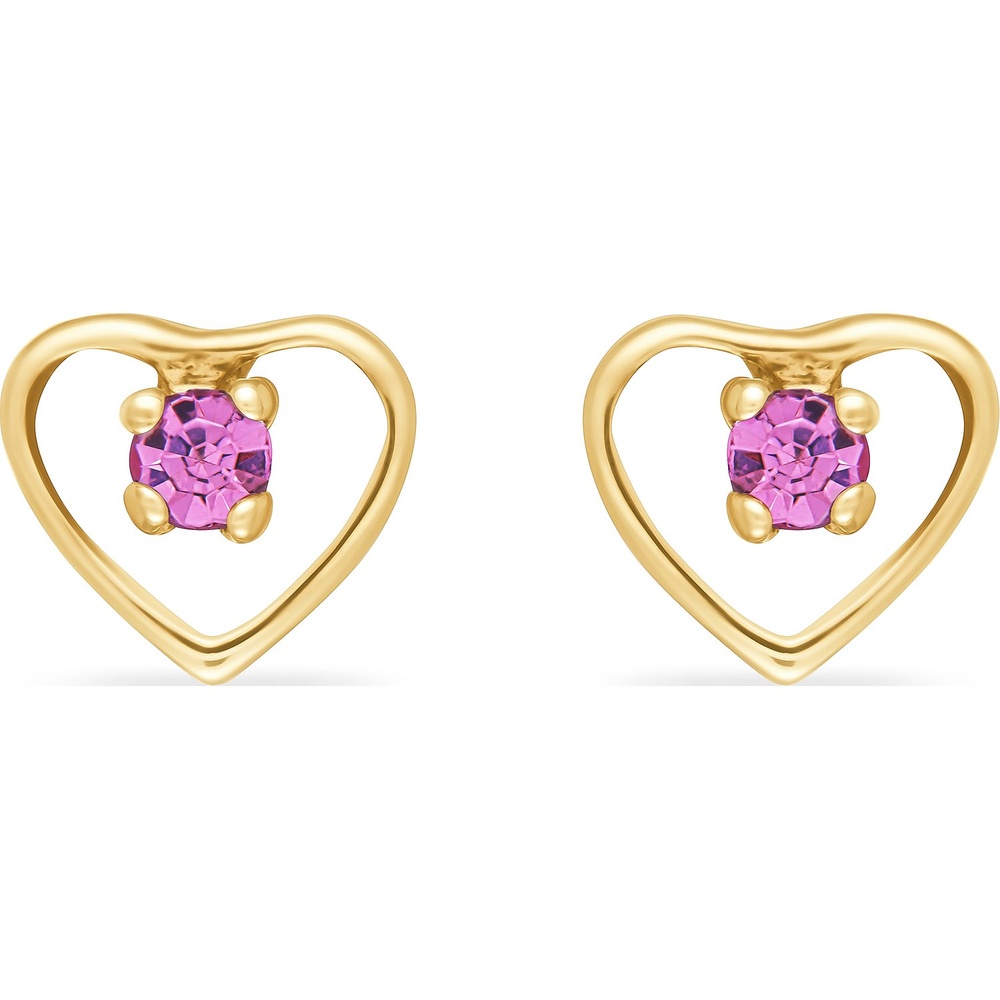 FAVS Boucles d'oreilles à fermoir à poussette 375 Or jaune Boucles d'oreilles