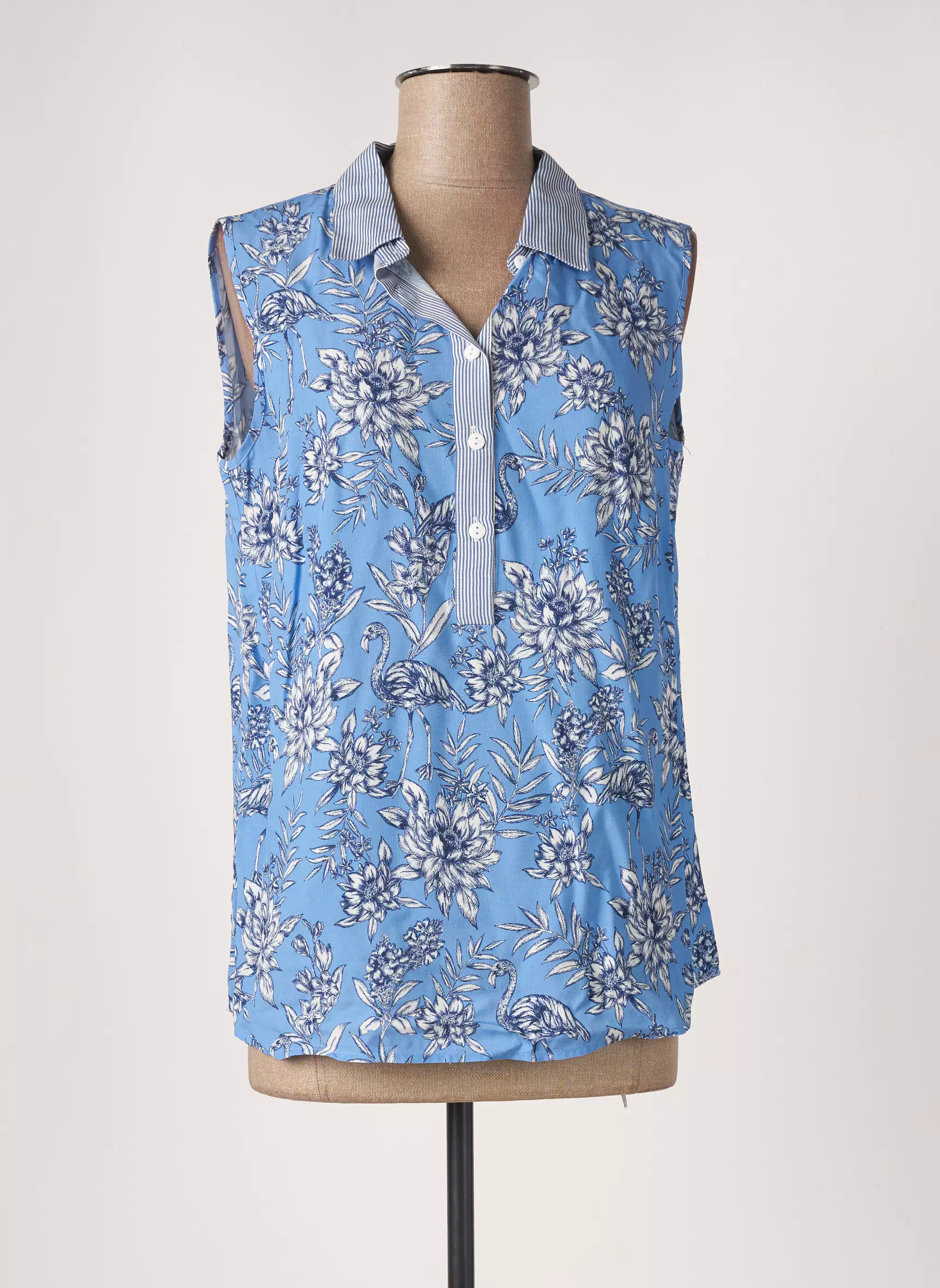 Telmail Blouses Femme couleur bleu