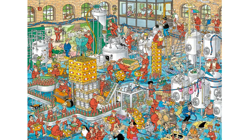 Jumbo Spiele - Puzzle JvH In der Craftbier-Brauerei (1000 Teile)