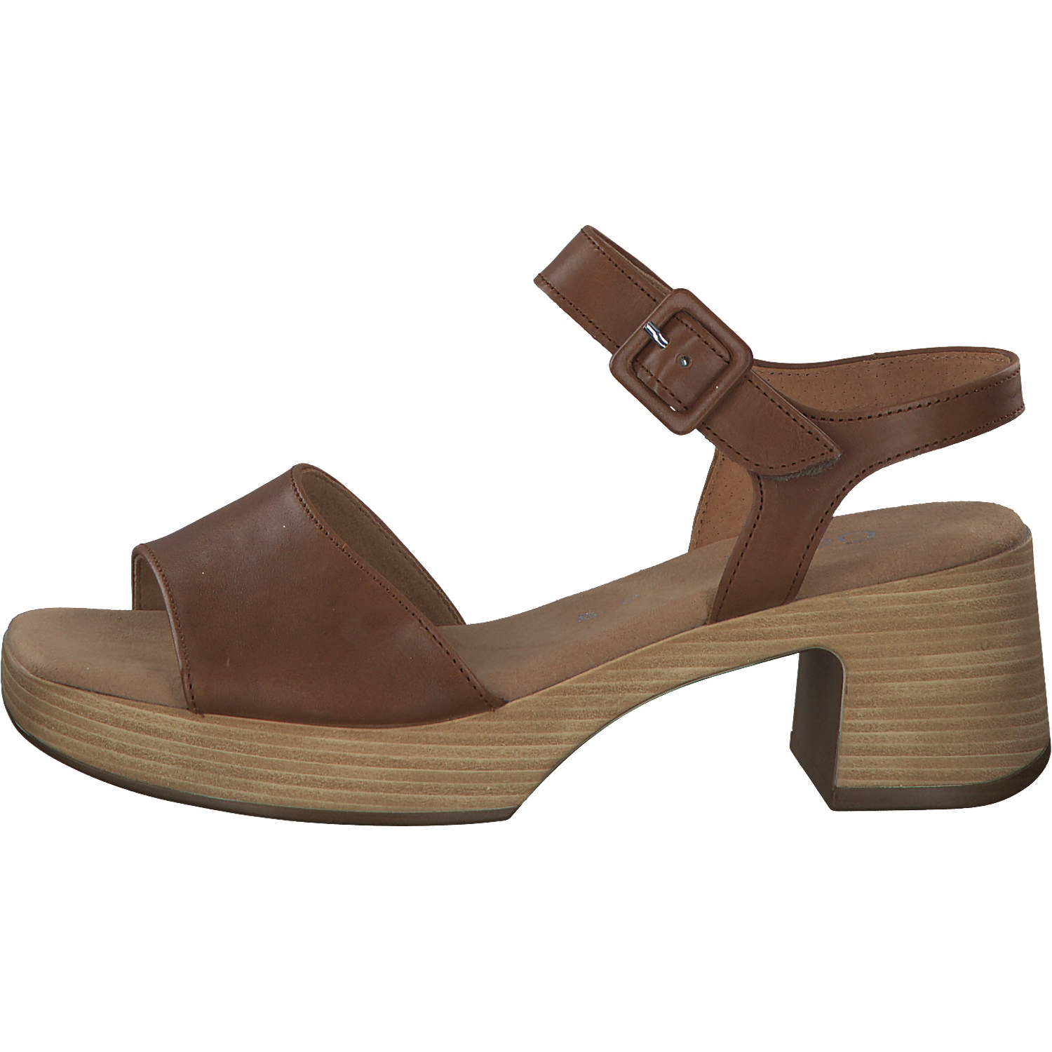 Gabor Comfort 22.721, Plateau-Sandaletten, Damen, CAMEL