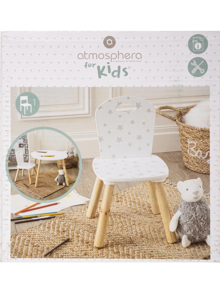 Atmosphera Créateur d'intérieur Kinderstuhl in weiß günstig kaufen onesize
