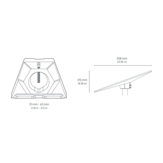 Suport STARLINK pentru adaptor standard de țeavă