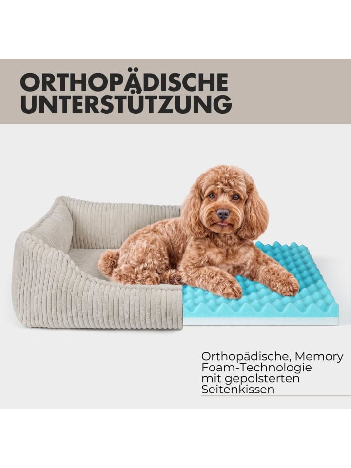 PAW WOW Hundebett ANTON Cord Beige günstig kaufen